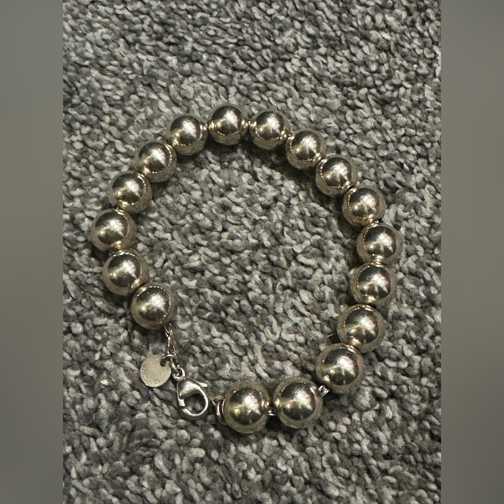 Tiffany Hardwear Silver 10mm Ball Bracelet